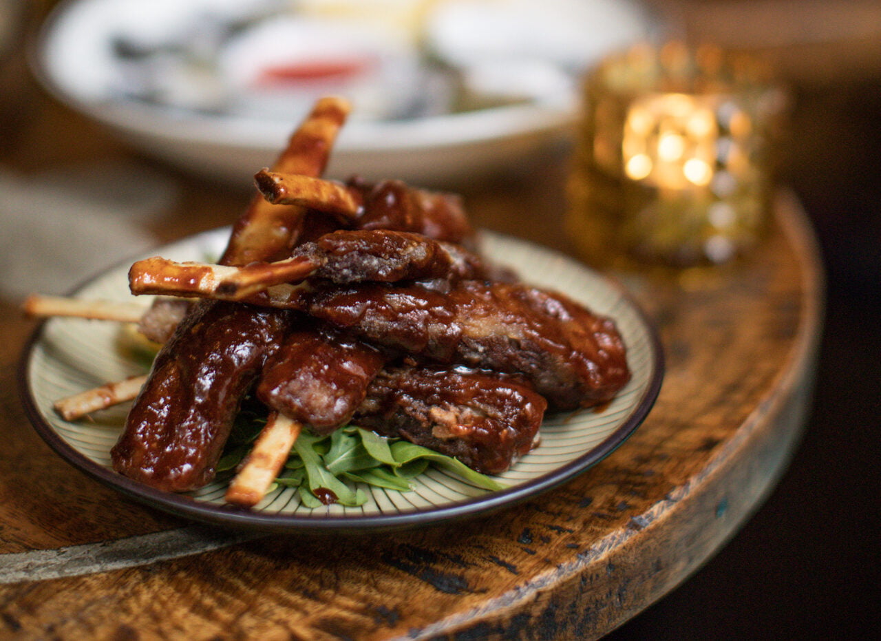 Sticky Lamb Ribs 37.8168° S, 144.9612° E Sticky Lamb Ribs